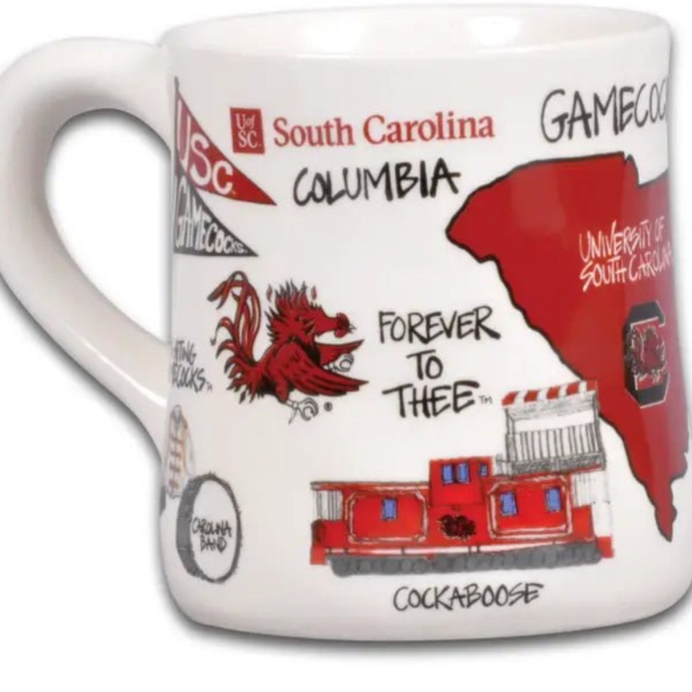 University of South Carolina Mug - Red and White